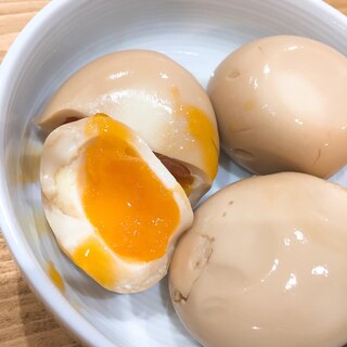 半熟煮卵〜洋風アレンジ